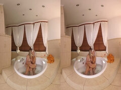 Tridimensionnel, Blonde, Doigter, Hd, Lesbienne, Chatte, Adolescente, Mouillée