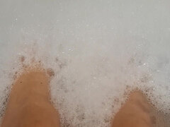 Amatorka, Łazienka, Erotyczny, Fetysz stóp, Latynoska, Nagi, Solo