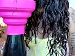 Busty teen after shower live