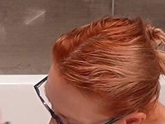 Big Tits Redhead MILF Takes Relaxing Bath - Bathing with Stella E03