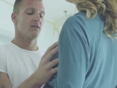 Blondine, Blasen, Besamung, Spermaladung, Handjob, Hd, Mutti