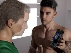Dreidimensional, Leie, Aus dem arsch in den mund, Grosser arsch, Spiele, Rotschopf