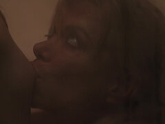 Américain, Nana, Couple, Tir de sperme, Faciale, Seins naturels, Chatte, Dormant