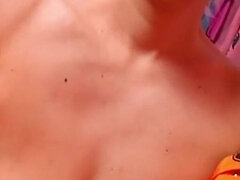 Amateur Blonde Tries on Clothes and Takes Cum on Her Face!