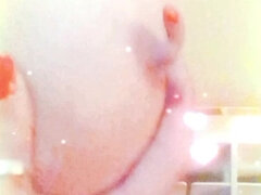 Grote mammen, Blond, Huisgemaakt, Latijnse vrouw, Masturbatie, Alleen