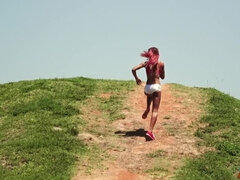 Amateur, Sucer une bite, Brunette brune, Couple, Bâillonner, Masturbation, Pov, Réalité