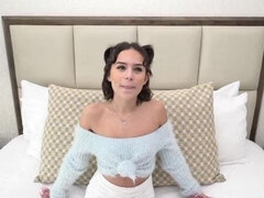 She just turned 18 and she is making her first porn video