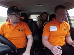 Rookie Instructor Fucks Classy mommy 1 - Fake Driving School