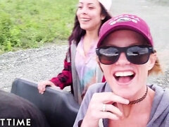 Polyamorous Wife Meets BFF For Lesbian Hookup - Lesbian