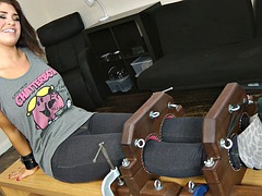 Bondage, Piedi, Fetish, Pantaloncini sintetici