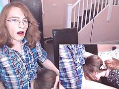 Amateur, Grosse bite, Sucer une bite, Transsexuelle, Webcam