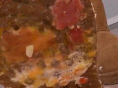 Ázsiai, Étel, Lábfej fétis, Japán, Egyedül, Nedves