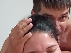 쿠거, 커플, 지배, 집에서 만든, 라티나, 나이든, 밀프