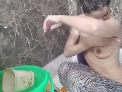 18, 叔母, 彼女, インド人, 乳首, 小柄, ストッキング, ティーン