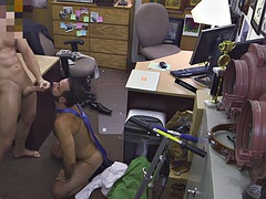 Tricked str8 client fucked and milked after anal fuck