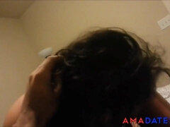 Leie, Grosser arsch, Blasen, Braunhaarige, Selbstgemacht, Indisch, Milf, Pov