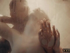 Leie, Braunhaarige, Vollbusig, Spermaladung, Massage, Natürlichen titten, Rotschopf, Tätowierung