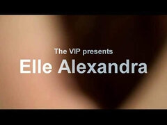 Stripping in the bedroom this naughty cutie Elle Alexandra soon passes to hot masturbation