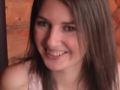 Pijpbeurt, Bruinharig, Sperma, Sperma in mond, Vriendin, Rok, Vrouw