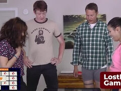 Nikko Jordan Lost Bet Game - Big Tits Teen Strips Nude for Boyfriend Food Fetish