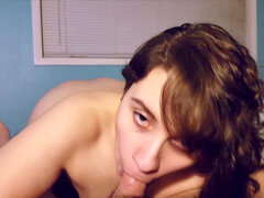 Ερασιτέχνης, Χοντρή γυναίκα, Μελαχροινή, Χοντρούλα, Χύσιμο, Στο πρόσωπο, Χασκογελώντας