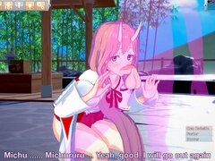 3d onsen, slime, tensei