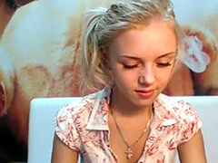 Cute Young blonde web cam undress