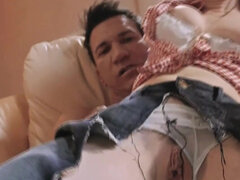 Anale, Bella, Pisello, Jeans, Naturale, Orgasmo, Pene, Grezzo