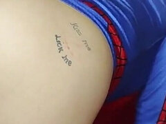 Spider Woman Femdom Ahegao Tits and Ass Worship Gooning with