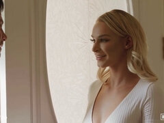 18, Blondin, Kvinna, Kysser, Slick, Orgasm, Fitta, Rider