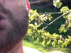 Smoking My Cigar Outdoors in the Summer Heat