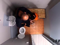 Mooi, Bruinharig, Tsjechisch, Hd, Kut duiken, Realiteit, Mager, Uniformpje