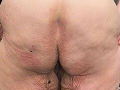 아메리카인, 엉덩이, 크고 아름다운 여자, 커플, 여자, 수음, 야외의, 엉덩이 때리기