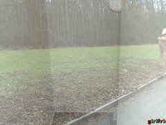 ブロンド, 茶髪の, なめる, パンティ, オマンコ, ティーン