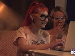 Blond, Kukk suging, Bakfra, Fingring, Massasje, Naturlige bryster, Barbert, Pupper