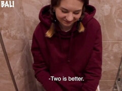 Fürdőszoba, Domina szerep, Házi készítésű, Orosz, Szopás