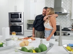 Glamorous XXX housewife with big tits cheats on her hubby