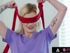 Lesbijka, Masaż, Delikatny, Cycki