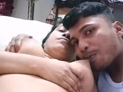 Pakistani babe with big naturals handles dick like a pro