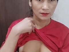 18, 叔母, 指いじり, インド人, 小柄, オマンコ, ストッキング, ティーン