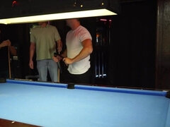 Handsome studs ditch the pool and have anal and oral