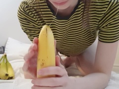 I put a banana in my butt!