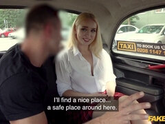 Vera Jarw fucks a fake taxi driver & takes his cumshot in her pussy