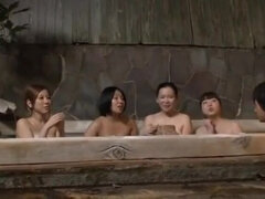 Amatorka, Azjatka, Obciąganie, Wytrysk, Japoński, Pończochy