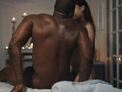 Babe, Svart, Kukk suging, Sperm skott, Pikk, Raseblandet, Petite, Fitte