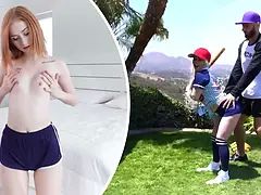 Little and nice Molly Little needs a personal acting coach with Big Dick - exxxtra small