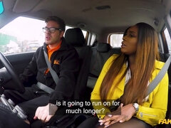 Ebony Jai James Finds It Harder 1 - Fake Driving School