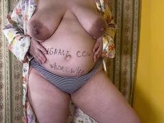 Oops! Looks like milky Mari is knocked up again and has no clue who the father is