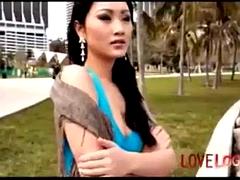 Anal, Asiatique, Gros seins, Sucer une bite, Éjaculation interne, Noir ébène, Japonaise, Lesbienne