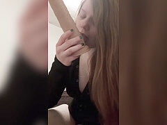 Leie, Grosser arsch, Geschnappt, Masturbation, Rotschopf, Spielzeuge